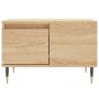 Mesa de centro madera contrachapada roble Sonoma 55x55x36,5 cm de vidaXL, Mesas de centro - Ref: Foro24-830751, Precio: 56,75...