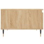 Mesa de centro madera contrachapada roble Sonoma 55x55x36,5 cm de vidaXL, Mesas de centro - Ref: Foro24-830751, Precio: 56,75...
