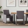 Sillas de Comedor con Ruedas 2 pcs Gris 57 x 66 x 94 cm en Sillas de comedor | Comprar online en Foru.es