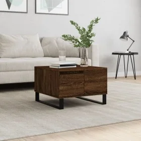 Brown oak plywood coffee table 55x55x36.5 cm by vidaXL, Coffee table - Ref: Foro24-830771, Price: 62,27 €, Discount: %