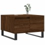 Mesa de centro madera contrachapada roble marrón 55x55x36,5 cm de vidaXL, Mesas de centro - Ref: Foro24-830771, Precio: 63,04...