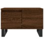 Mesa de centro madera contrachapada roble marrón 55x55x36,5 cm de vidaXL, Mesas de centro - Ref: Foro24-830771, Precio: 63,04...