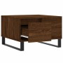 Mesa de centro madera contrachapada roble marrón 55x55x36,5 cm de vidaXL, Mesas de centro - Ref: Foro24-830771, Precio: 63,04...