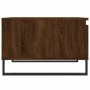 Mesa de centro madera contrachapada roble marrón 55x55x36,5 cm de vidaXL, Mesas de centro - Ref: Foro24-830771, Precio: 63,04...
