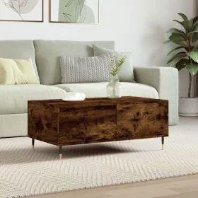 Smoked oak plywood coffee table 90x50x36.5 cm by vidaXL, Coffee table - Ref: Foro24-830801, Price: 50,55 €, Discount: %