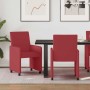 Sillas de Comedor con Ruedas con ruedas 2 pcs Rojo vino tinto en Sillas de comedor | Comprar online en Foru.es