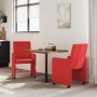 Sillas de Comedor con Ruedas 2 pcs Rojo 57 x 66 x 94 cm en Sillas de comedor | Comprar online en Foru.es