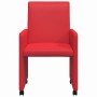 Sillas de Comedor con Ruedas 2 pcs Rojo 57 x 66 x 94 cm en Sillas de comedor | Comprar online en Foru.es