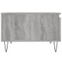 Mesa de centro madera contrachapada gris Sonoma 55x55x36,5 cm de vidaXL, Mesas de centro - Ref: Foro24-830762, Precio: 55,73 ...
