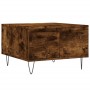 Mesa de centro madera contrachapada roble ahumado 55x55x36,5 cm de vidaXL, Mesas de centro - Ref: Foro24-830761, Precio: 54,7...