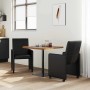 Sillas de Comedor con Ruedas 2 pcs Negro 57 x 66 x 94 cm en Sillas de comedor | Comprar online en Foru.es