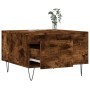 Mesa de centro madera contrachapada roble ahumado 55x55x36,5 cm de vidaXL, Mesas de centro - Ref: Foro24-830761, Precio: 54,7...
