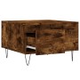 Mesa de centro madera contrachapada roble ahumado 55x55x36,5 cm de vidaXL, Mesas de centro - Ref: Foro24-830761, Precio: 54,7...