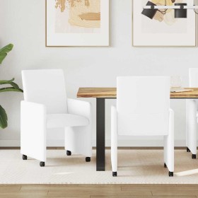 Sillas de Comedor con Ruedas con ruedas 2 pcs 57 x 66 x 94 cm en Sillas de comedor | Comprar online en Foru.es