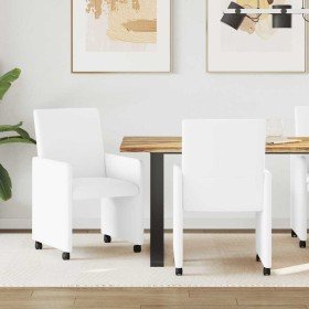 Sillas de Comedor con Ruedas con ruedas 2 pcs 57 x 66 x 94 cm en Sillas de comedor | Comprar online en Foru.es