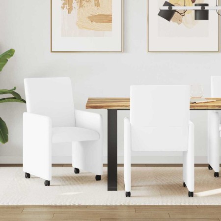Sillas de Comedor con Ruedas con ruedas 2 pcs 57 x 66 x 94 cm en Sillas de comedor | Comprar online en Foru.es