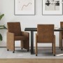 Sillas de Comedor con Ruedas 2 pcs Marrón 57 x 66 x 94 cm en Sillas de comedor | Comprar online en Foru.es