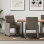 Sillas de Comedor con Ruedas 2 pcs Gris oscuro 57 x 66 x 94 cm en Sillas de comedor | Comprar online en Foru.es