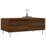 Mesa de centro madera contrachapada marrón roble 90x50x36,5 cm de vidaXL, Mesas de centro - Ref: Foro24-830811, Precio: 49,21...