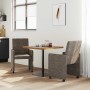 Sillas de Comedor con Ruedas 2 pcs Gris oscuro 57 x 66 x 94 cm en Sillas de comedor | Comprar online en Foru.es