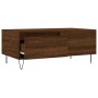 Mesa de centro madera contrachapada marrón roble 90x50x36,5 cm de vidaXL, Mesas de centro - Ref: Foro24-830811, Precio: 49,21...