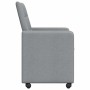 Sillas de Comedor con Ruedas 2 pcs Gris claro 58 x 65 x 94 cm en Sillas de comedor | Comprar online en Foru.es