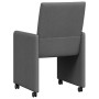 Sillas de Comedor con Ruedas 2 pcs Gris oscuro 58 x 65 x 94 cm en Sillas de comedor | Comprar online en Foru.es