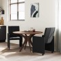Sillas de Comedor con Ruedas 2 pcs Negro 58 x 65 x 94 cm tela en Sillas de comedor | Comprar online en Foru.es
