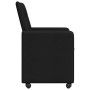Sillas de Comedor con Ruedas 2 pcs Negro 58 x 65 x 94 cm tela en Sillas de comedor | Comprar online en Foru.es
