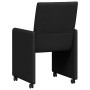 Sillas de Comedor con Ruedas 2 pcs Negro 58 x 65 x 94 cm tela en Sillas de comedor | Comprar online en Foru.es