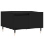 Mesa de centro madera contrachapada negro 55x55x36,5 cm de vidaXL, Mesas de centro - Ref: Foro24-830749, Precio: 57,61 €, Des...