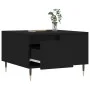 Mesa de centro madera contrachapada negro 55x55x36,5 cm de vidaXL, Mesas de centro - Ref: Foro24-830749, Precio: 56,91 €, Des...