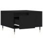 Mesa de centro madera contrachapada negro 55x55x36,5 cm de vidaXL, Mesas de centro - Ref: Foro24-830749, Precio: 57,61 €, Des...