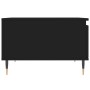 Mesa de centro madera contrachapada negro 55x55x36,5 cm de vidaXL, Mesas de centro - Ref: Foro24-830749, Precio: 57,61 €, Des...