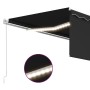 Toldo retráctil manual con persiana y LED antracita 4,5x3 m en Toldos | Comprar online en Foru.es