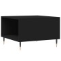 Mesa de centro madera contrachapada negro 55x55x36,5 cm de vidaXL, Mesas de centro - Ref: Foro24-830749, Precio: 57,61 €, Des...