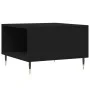 Mesa de centro madera contrachapada negro 55x55x36,5 cm de vidaXL, Mesas de centro - Ref: Foro24-830749, Precio: 56,91 €, Des...