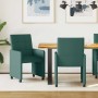 Sillas de Comedor con Ruedas 2 pcs Verde oscuro 58 x 65 x 94 cm en Sillas de comedor | Comprar online en Foru.es