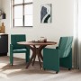 Sillas de Comedor con Ruedas 2 pcs Verde oscuro 58 x 65 x 94 cm en Sillas de comedor | Comprar online en Foru.es