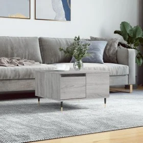 Sonoma gray plywood coffee table 55x55x36.5 cm by vidaXL, Coffee table - Ref: Foro24-830754, Price: 56,97 €, Discount: %
