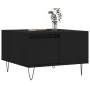 Mesa de centro madera contrachapada negro 55x55x36,5 cm de vidaXL, Mesas de centro - Ref: Foro24-830757, Precio: 55,77 €, Des...