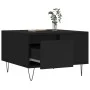 Mesa de centro madera contrachapada negro 55x55x36,5 cm de vidaXL, Mesas de centro - Ref: Foro24-830757, Precio: 55,77 €, Des...