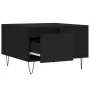 Mesa de centro madera contrachapada negro 55x55x36,5 cm de vidaXL, Mesas de centro - Ref: Foro24-830757, Precio: 55,77 €, Des...