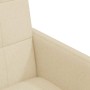 Sillas de Comedor con Ruedas 2 pcs Crema 58 x 65 x 94 cm tela en Sillas de comedor | Comprar online en Foru.es