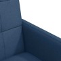 Sillas de Comedor con Ruedas 2 pcs Azul 58 x 65 x 94 cm tela en Sillas de comedor | Comprar online en Foru.es