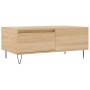 Mesa de centro madera contrachapada roble Sonoma 90x50x36,5 cm de vidaXL, Mesas de centro - Ref: Foro24-830807, Precio: 67,69...