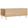Mesa de centro madera contrachapada roble Sonoma 90x50x36,5 cm de vidaXL, Mesas de centro - Ref: Foro24-830807, Precio: 67,69...