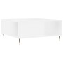Mesa de centro madera contrachapada blanco 80x80x36,5 cm de vidaXL, Mesas de centro - Ref: Foro24-830772, Precio: 74,14 €, De...