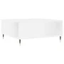 Mesa de centro madera contrachapada blanco 80x80x36,5 cm de vidaXL, Mesas de centro - Ref: Foro24-830772, Precio: 73,24 €, De...