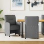 Sillas de Comedor con Ruedas 2 pcs Gris oscuro 57 x 67 x 95 cm en Sillas de comedor | Comprar online en Foru.es
